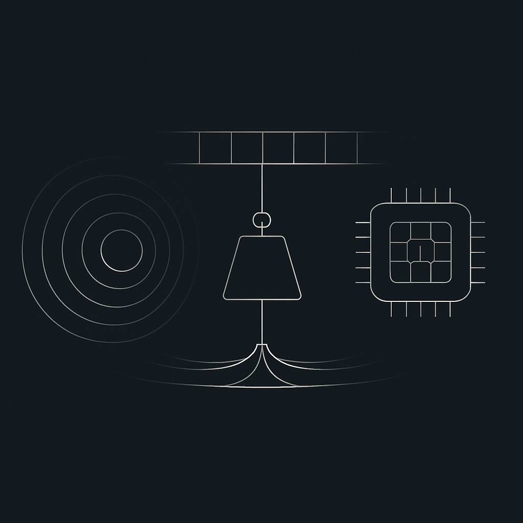 Abstract premium hero image illustrating AI diffusion, compliance gravity, and GPU kernel-level moats