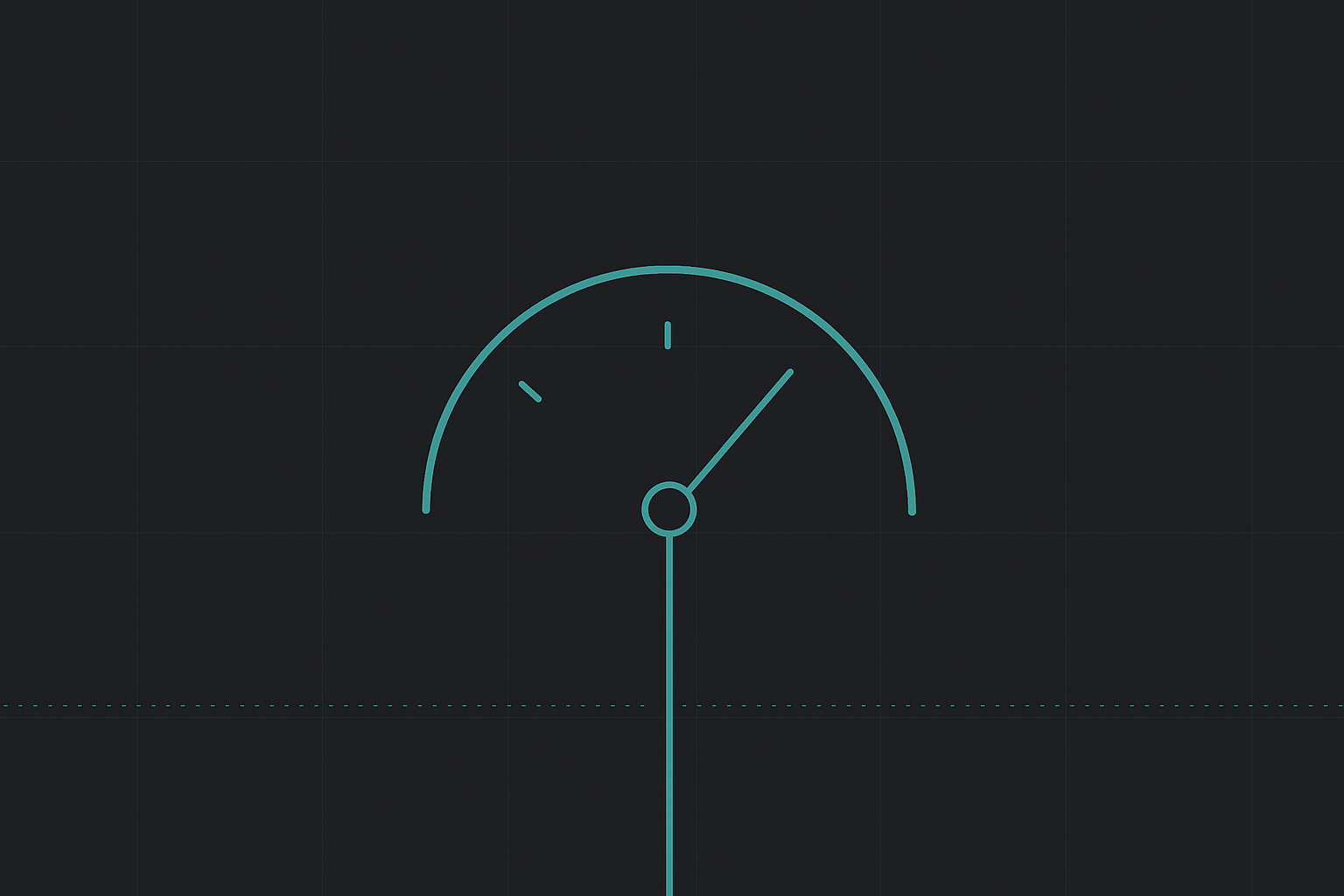 Minimal abstract gauge representing an autonomy budget