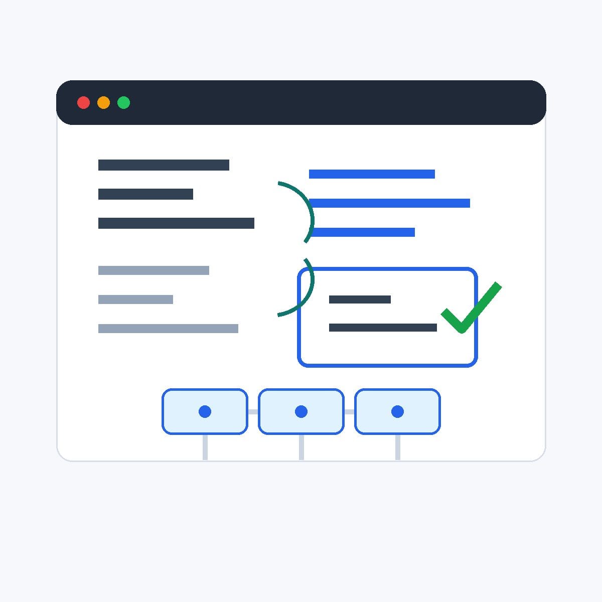 Abstract agent-first computing workflow with terminal, repository, approval, and review checkpoints
