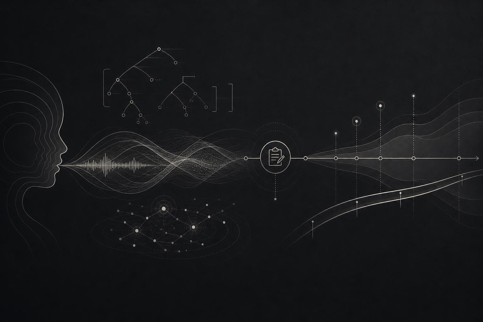 Abstract mental-health AI signal passing through evaluation and human oversight safeguards