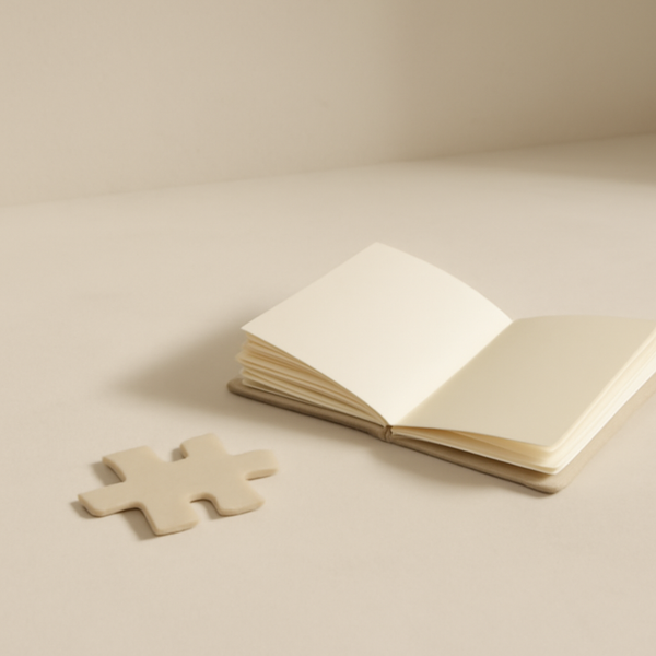 A calm minimalist scene suggesting not needing all answers