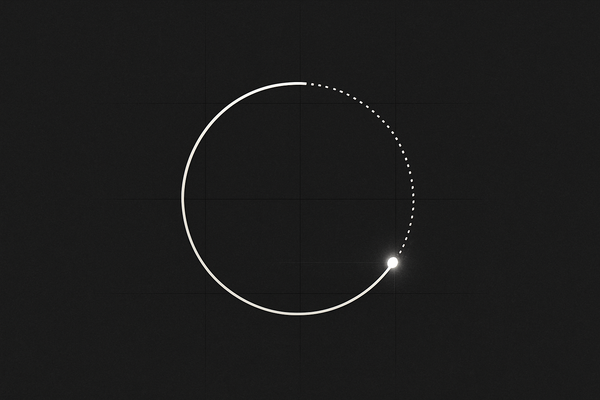 Abstract minimalist signal-and-verification motif