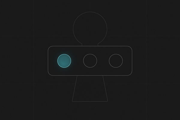 Abstract minimalist waveform and bar motif representing signals vs real-world constraints