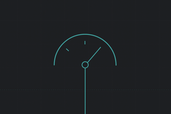 Minimal abstract gauge representing an autonomy budget