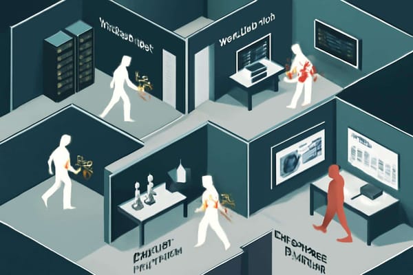 A frontier AI lab map where expert researchers move between model, product, science, and safety workstreams