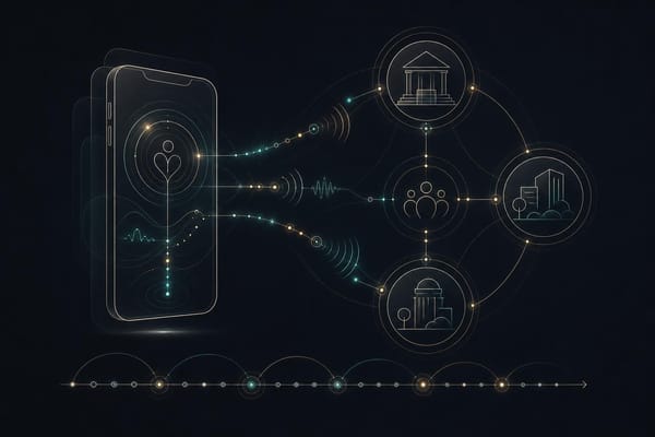 Abstract longitudinal wellbeing signals connecting a generative AI app with research institutions