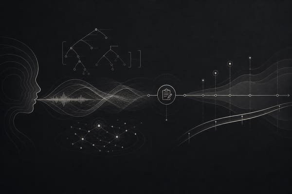 Abstract mental-health AI signal passing through evaluation and human oversight safeguards